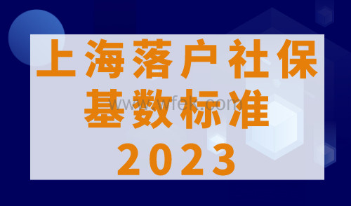上海落户社保基数标准2023，上海社保预估缴费基数是多少？