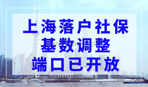 2023上海落户社保基数调整端口已开放，实操来了！