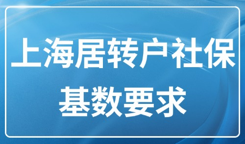 2025上海居转户社保基数要求：1 倍、2 倍、3 倍需交多少？