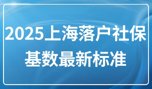 2025上海落户社保基数最新标准：居转户1倍、2倍、3倍交多少？