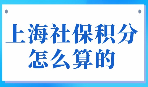 上海社保积分怎么算的？2025上海积分落户社保基数一览表！