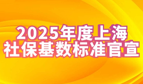 2025年度上海社保基数标准官宣！外地人最低缴费迎来新变化！
