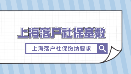 上海落户对社保基数缴纳要求