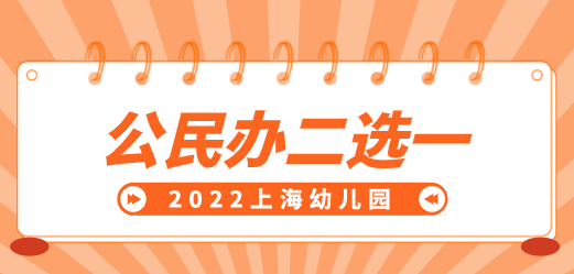 上海幼升小公民办二选一