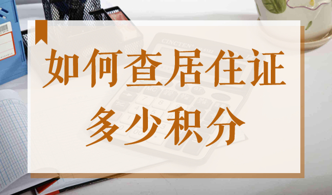 如何查居住证多少积分？2022上海积分公共服务平台查询入口